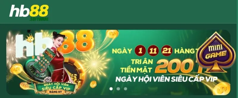 Cách tham gia nhận khuyến mãi tại HB88 nhanh chóng